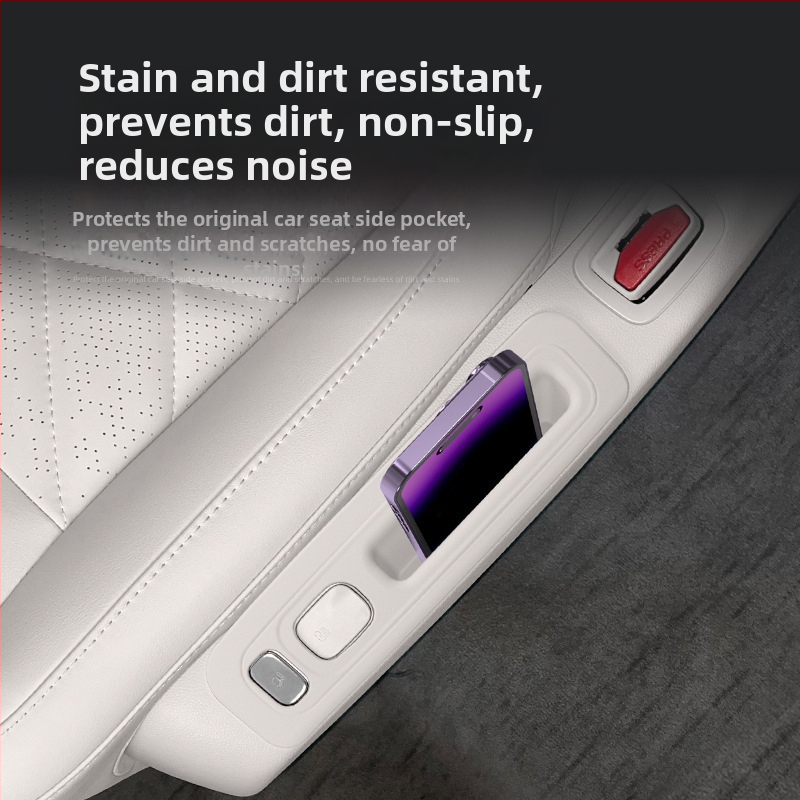 Silikonska bočna kutija za pohranu sjedala za Zhiji LS9, vodootporan auto dodatak