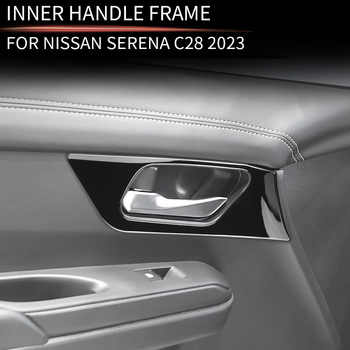Nissan Serena C28 belső kilincs panel keret kiegészítő, kompatibil 23 modellel, ABS