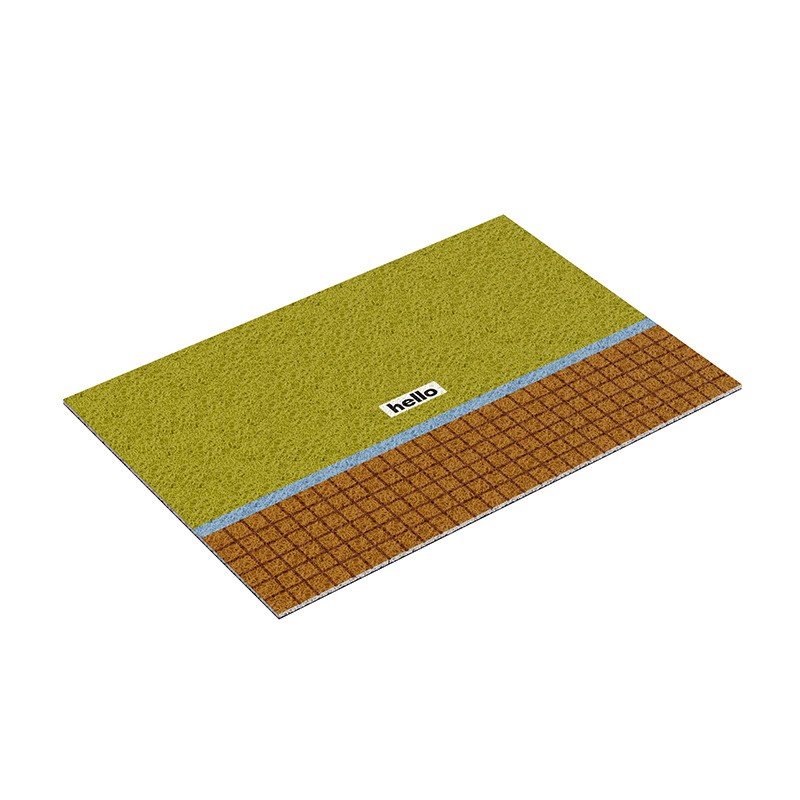 Мата за входна врата в средновековен стил, материал: вълна; дебелина 20 мм; тегло 10 кг; подходяща за Audi A6L