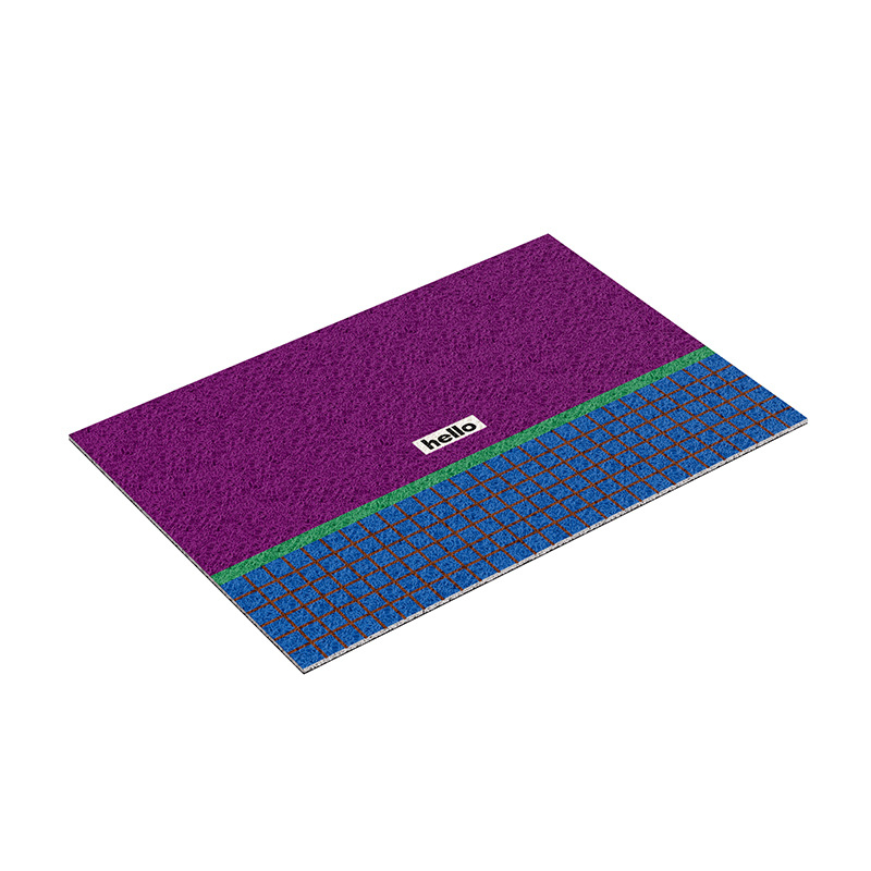 Мата за входна врата в средновековен стил, материал: вълна; дебелина 20 мм; тегло 10 кг; подходяща за Audi A6L