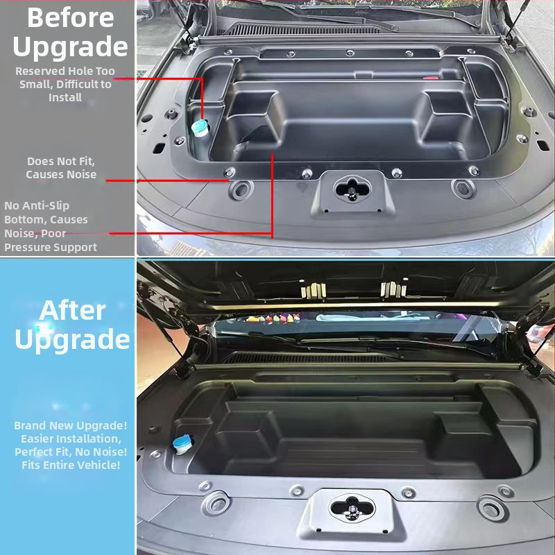 Prednja kutija za spremište prtljažnika za Leapmotor C10/C16 električnu verziju – nadograđeni sve-u-jednom modul za modifikacije, od plastike, moguć ispis logotipa, prilagodljivo