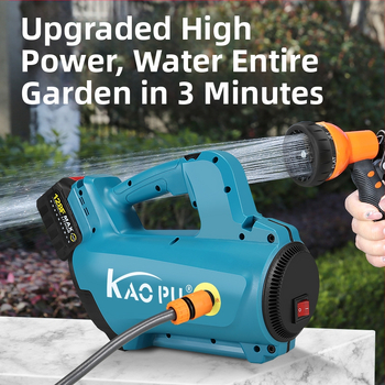 Pompa de apă portabilă cu baterie litiu – dual-core, 18V, 0.85 MPa, 2 kg