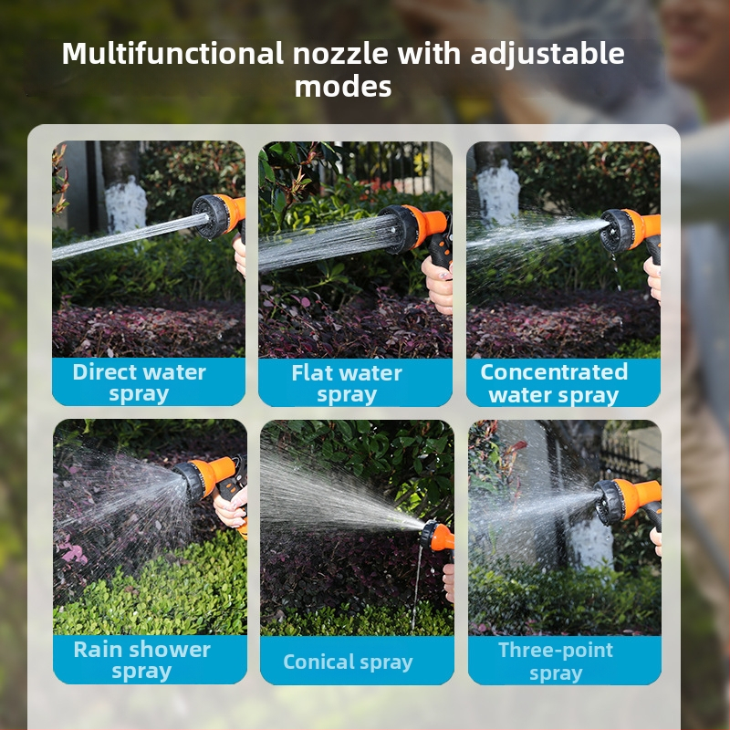 Pompa de apă portabilă cu baterie litiu – dual-core, 18V, 0.85 MPa, 2 kg