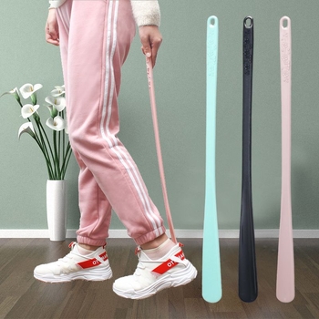 Corn de pantofi din plastic, lung, pentru încălțarea pantofilor fără a te apleca — pentru vârstnici, femei însărcinate și oameni leneși