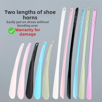 Corn de pantofi din plastic, lung, pentru încălțarea pantofilor fără a te apleca — pentru vârstnici, femei însărcinate și oameni leneși