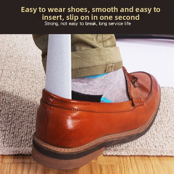 Corn de pantofi din plastic, lung, pentru încălțarea pantofilor fără a te apleca — pentru vârstnici, femei însărcinate și oameni leneși