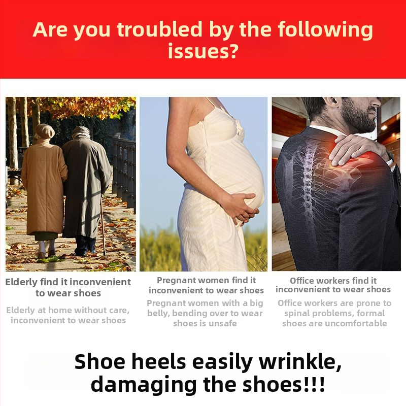 Corn de pantofi din plastic, lung, pentru încălțarea pantofilor fără a te apleca — pentru vârstnici, femei însărcinate și oameni leneși
