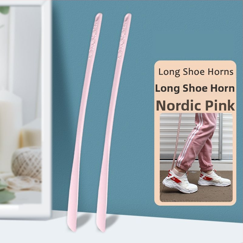 Corn de pantofi din plastic, lung, pentru încălțarea pantofilor fără a te apleca — pentru vârstnici, femei însărcinate și oameni leneși