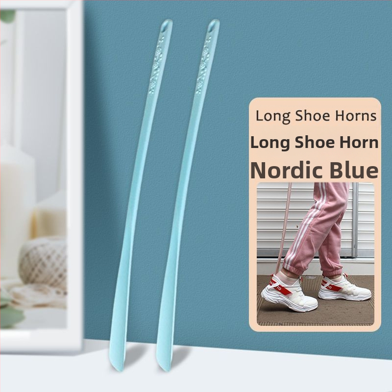 Corn de pantofi din plastic, lung, pentru încălțarea pantofilor fără a te apleca — pentru vârstnici, femei însărcinate și oameni leneși