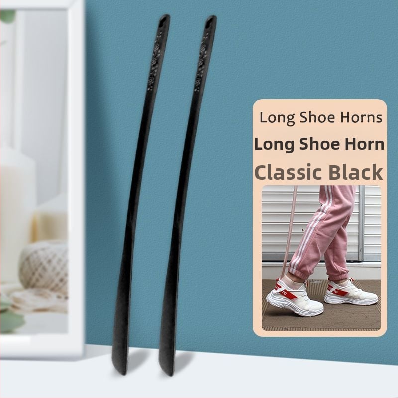 Corn de pantofi din plastic, lung, pentru încălțarea pantofilor fără a te apleca — pentru vârstnici, femei însărcinate și oameni leneși