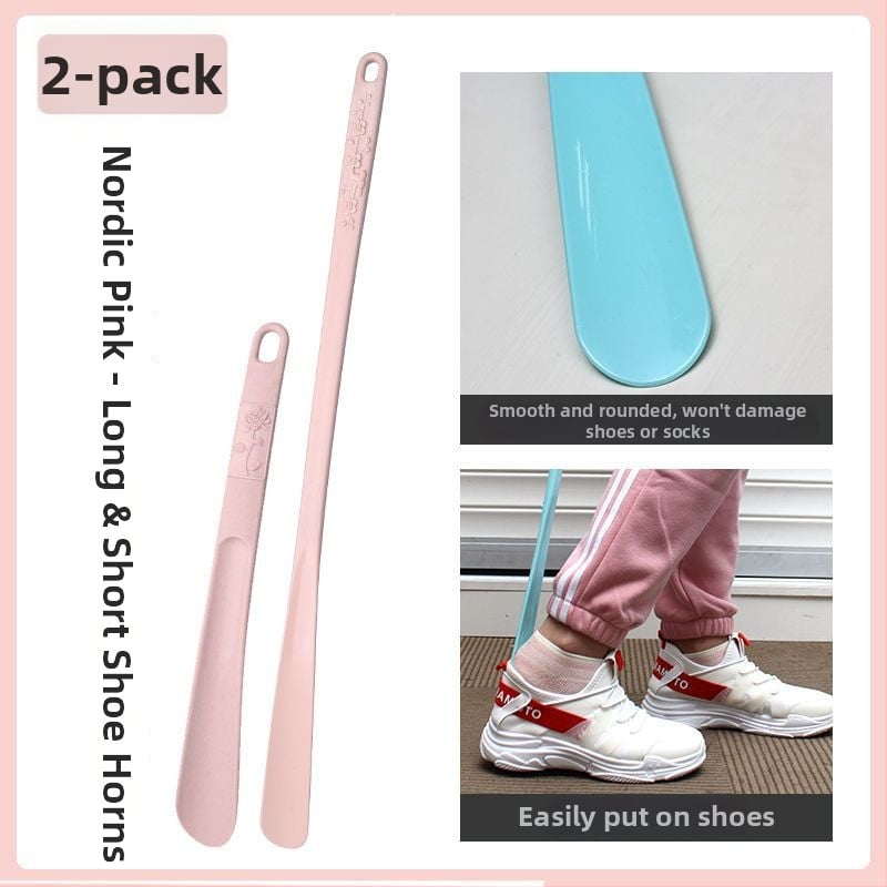 Corn de pantofi din plastic, lung, pentru încălțarea pantofilor fără a te apleca — pentru vârstnici, femei însărcinate și oameni leneși