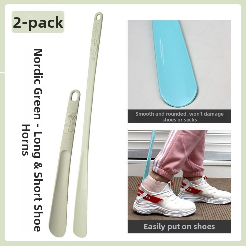 Corn de pantofi din plastic, lung, pentru încălțarea pantofilor fără a te apleca — pentru vârstnici, femei însărcinate și oameni leneși