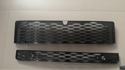 Elülső rács hálózati módosító készlet rovarvédelemhez, Csillagos ég stílus, anyag: műanyag acélhálóval, víztartály védelme, hőleadó bordák