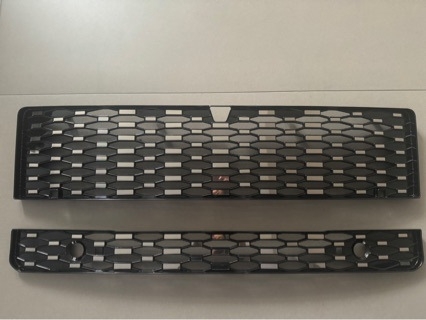 Elülső rács hálózati módosító készlet rovarvédelemhez, Csillagos ég stílus, anyag: műanyag acélhálóval, víztartály védelme, hőleadó bordák