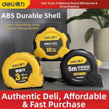 Pásová meracia pravítka DL9003 od Deli — ABS telo, vysoká presnosť, všeobecné použitie, merací rozsah 2 m