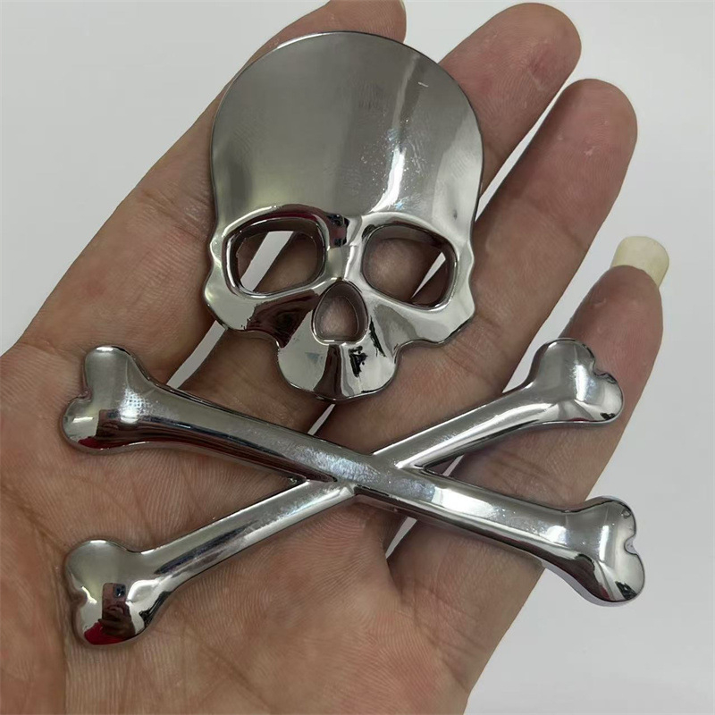 Koponya fém autómatrica, 3D, cink ötvözet, öntapadós