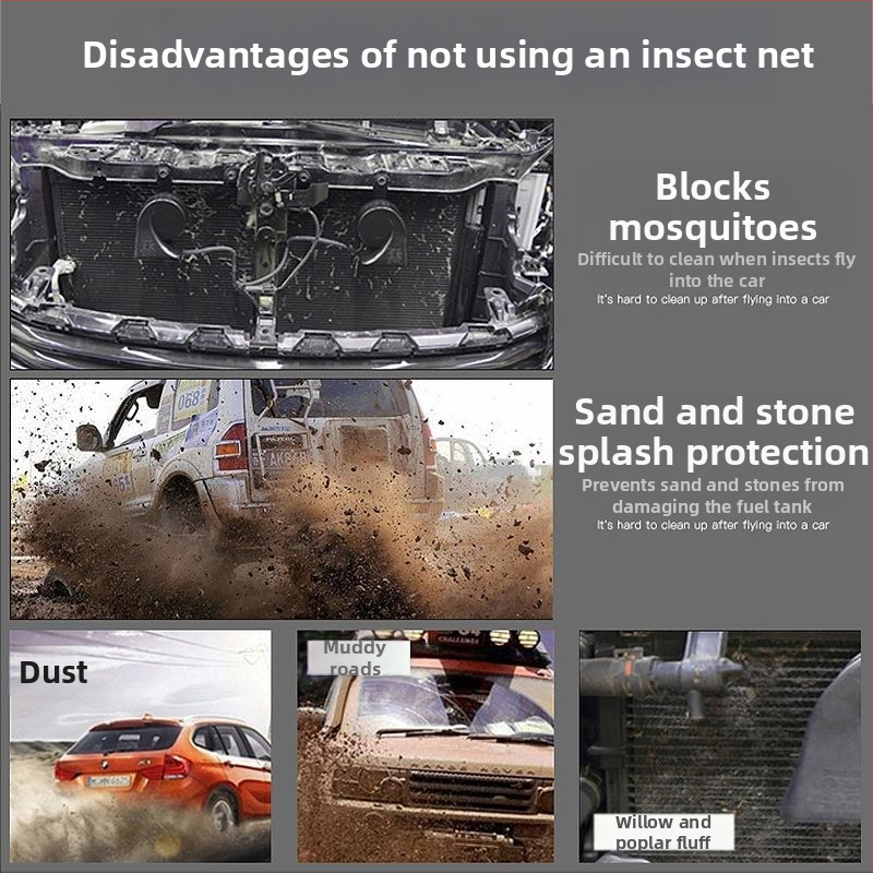 Predná mriežka pre Wuling Hongguang MINI EV Cabriolet – sieť proti hmyzu a ochranná mriežka chladiča, doplnok Benk