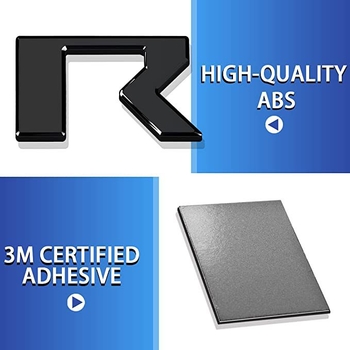 ABS műanyag embléma a Nissan Frontier hátsó csomagtartójához — öntapadós matrica FRONTIER mintával