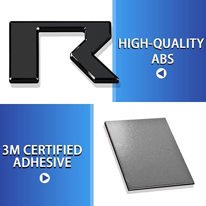 ABS műanyag embléma a Nissan Frontier hátsó csomagtartójához — öntapadós matrica FRONTIER mintával