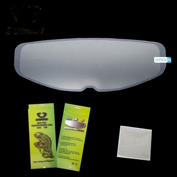 Филм за каска изработен от PET с анти-замъгляване, UV защита и цветопроменящ ефект — модел 002