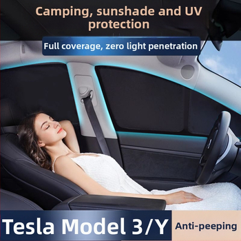 Zavjese za prozore Tesla Model Y – potpuno zatamnjenje, zaštita od sunca, toplinska izolacija i privatnost