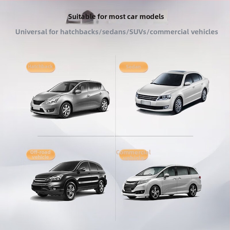 Four Seasons autóhoz való tömörített alumíniumfóliás hótakaró, fagy és eső elleni védelemmel, hosszított változat, rögzítés statikus matricával, általános illeszkedés