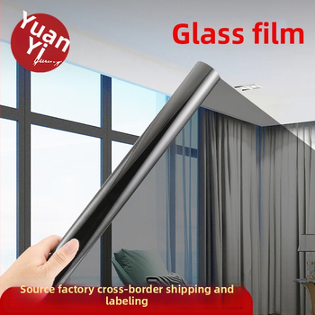 PET film na okná pre slnečnú ochranu — jednosmerný pohľad, samolepiaci, moderný minimalistický štýl