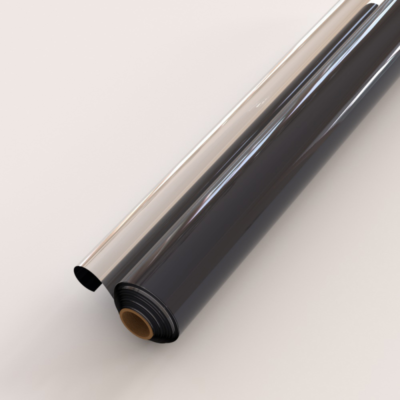 PET prozorski film za sunčanu zaštitu — jednosmjerna vizija, samoljepljiv, moderan minimalistički stil