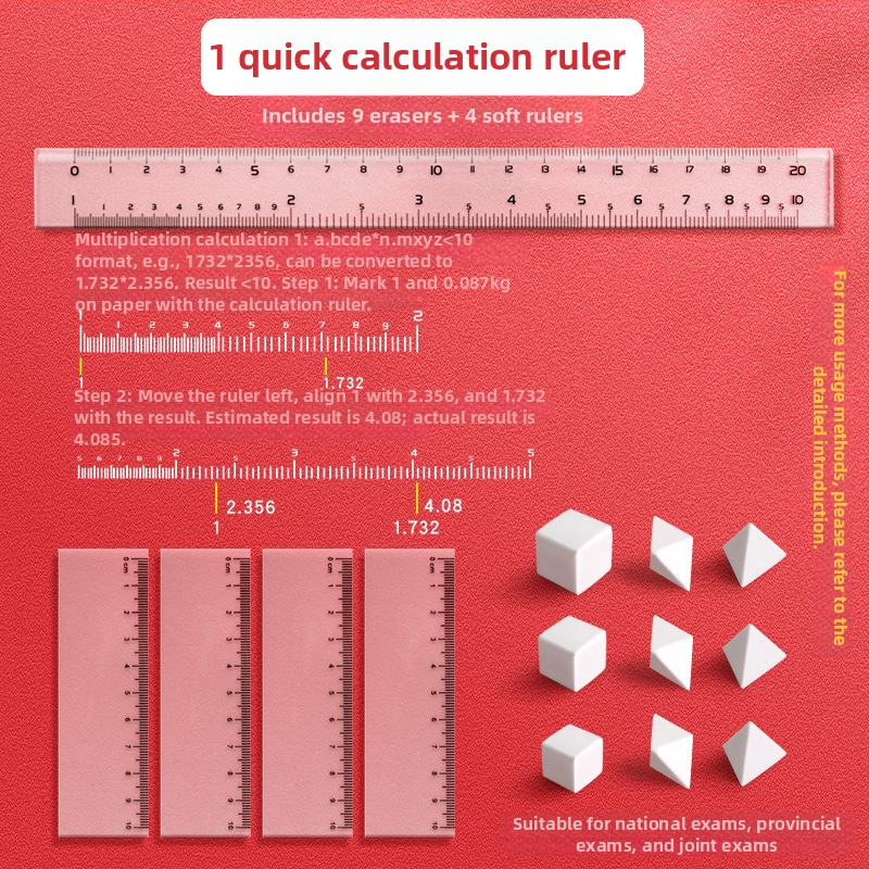Sada gumičiek na skúšku štátnej služby – kancelárske potreby pre diagramy