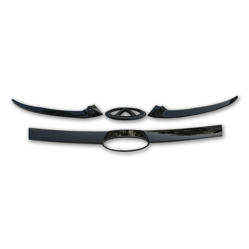Set za srednju rešetku i prednji logotip za Chery Arrizo 8, model 050, prilagodljiv