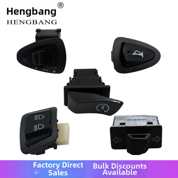 Päťdielny prepínač pre elektrické motocykle: smerovky, klaksón, štart, variabilné svetlo, hlavné svetlo