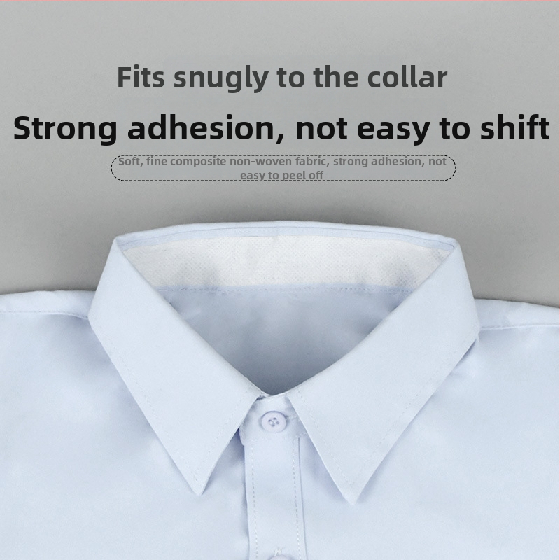 Set dodataka za odijelo: naljepnice protiv prljavštine i upijanja znoja za ovratnik, dekolte, manžete, vizir kapice i peta (Debljina 2.5; Materijal: Tkanina; Uzorak: Jednobojan; Funkcija: Antistatika; Pakiranje: 500)