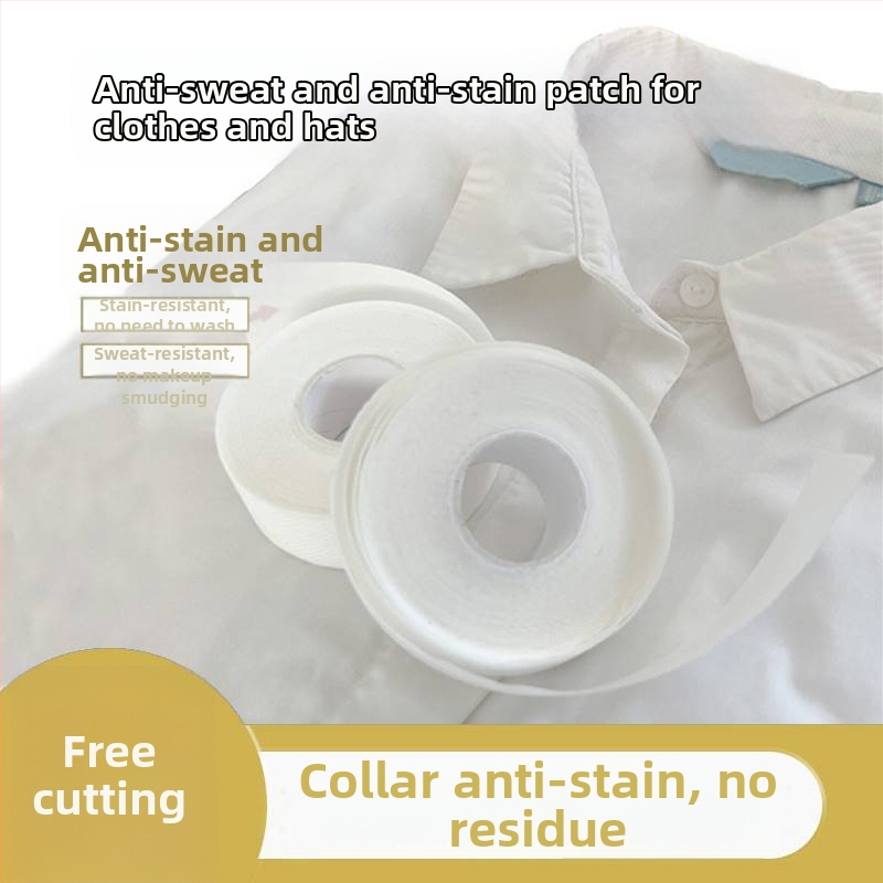 Set dodataka za odijelo: naljepnice protiv prljavštine i upijanja znoja za ovratnik, dekolte, manžete, vizir kapice i peta (Debljina 2.5; Materijal: Tkanina; Uzorak: Jednobojan; Funkcija: Antistatika; Pakiranje: 500)