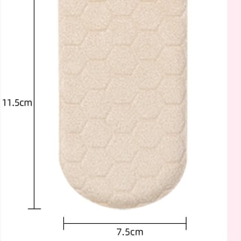 Talpă de călcâi din silicon cu suport pentru arc, absorbție a șocurilor, autoadeziv antiaderent, cu particule de masaj, potrivit pentru adidași, pantofi casual și de lucru