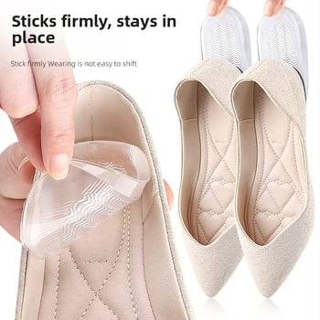 Tălpiță de călcâi cu model de apă - pernă ondulată pentru călcâi, absorbție de șocuri, unisex, antiderapant