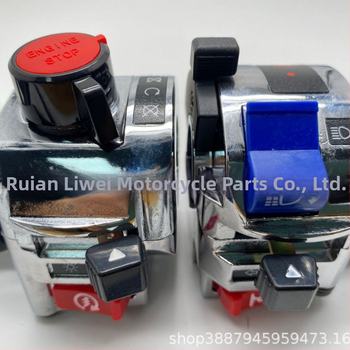 Spínač na riadidlá motocykla s držiakom na zrkadlo pre LF Lifan 150-250 Storm Prince 250 — hliníková zliatina