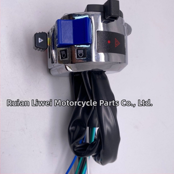 Spínač na riadidlá motocykla s držiakom na zrkadlo pre LF Lifan 150-250 Storm Prince 250 — hliníková zliatina