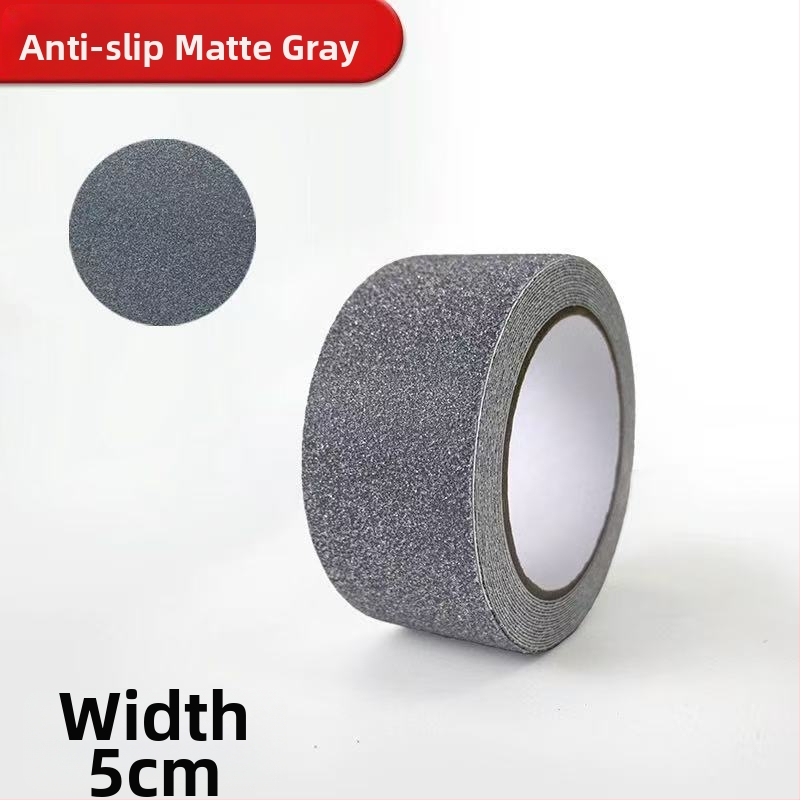 Matná protisklzová páska s PVC základom, lepidlo na báze gumy, hrúbka 1 mm, teplota odolnosť -40 až 100°C (krátkodobo) / -20 až 60°C (dlhodobo), samolepiaca