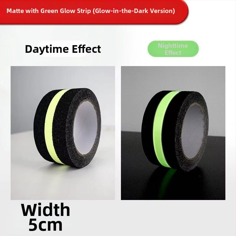 Matná protisklzová páska s PVC základom, lepidlo na báze gumy, hrúbka 1 mm, teplota odolnosť -40 až 100°C (krátkodobo) / -20 až 60°C (dlhodobo), samolepiaca