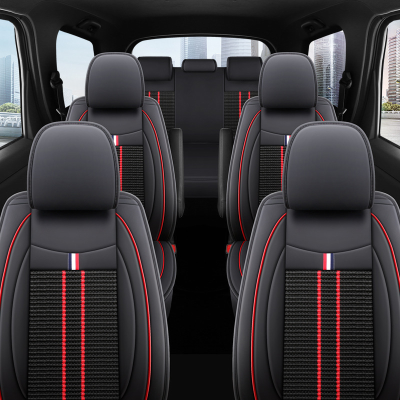 Navlake za sjedala za Wuling Hongguang S/S3/Plus i Baojun 730, za 7 sjedala, PU koža, sve sezone