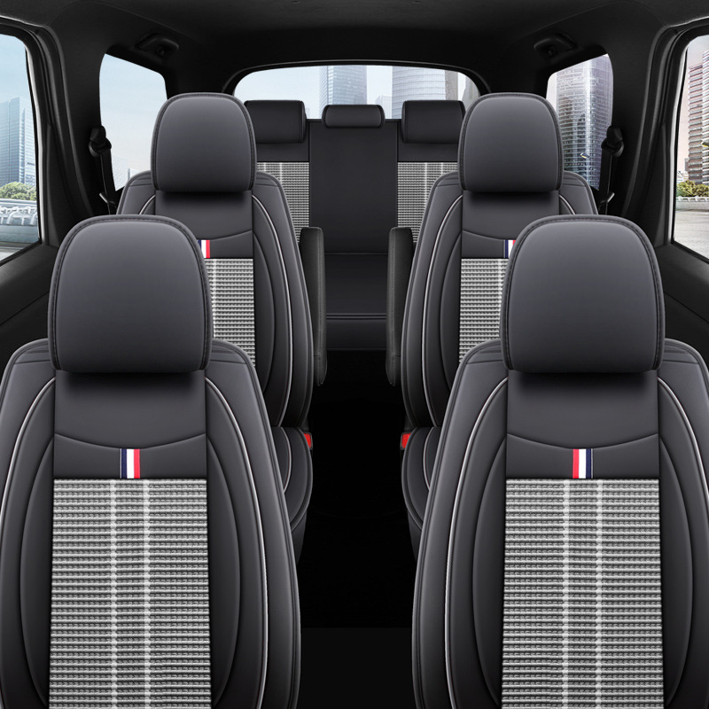 Navlake za sjedala za Wuling Hongguang S/S3/Plus i Baojun 730, za 7 sjedala, PU koža, sve sezone