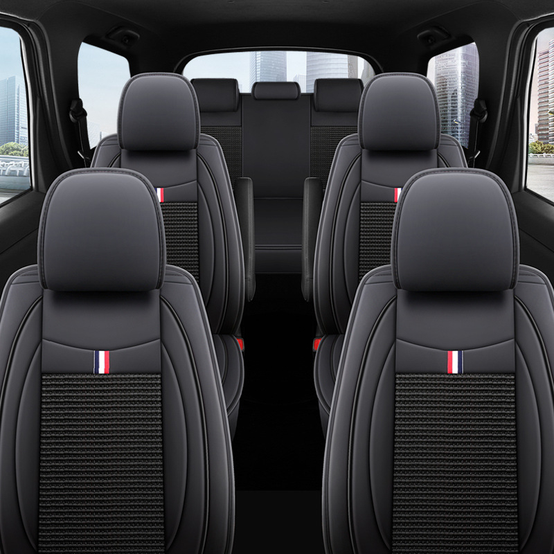 Navlake za sjedala za Wuling Hongguang S/S3/Plus i Baojun 730, za 7 sjedala, PU koža, sve sezone