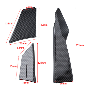 Karbonski set za prednji branik za BMW F80 M3 / F82 M4 s zaštitom od sudara i ogrebotina, kombinirani prednji dio s modifikacijom air knife