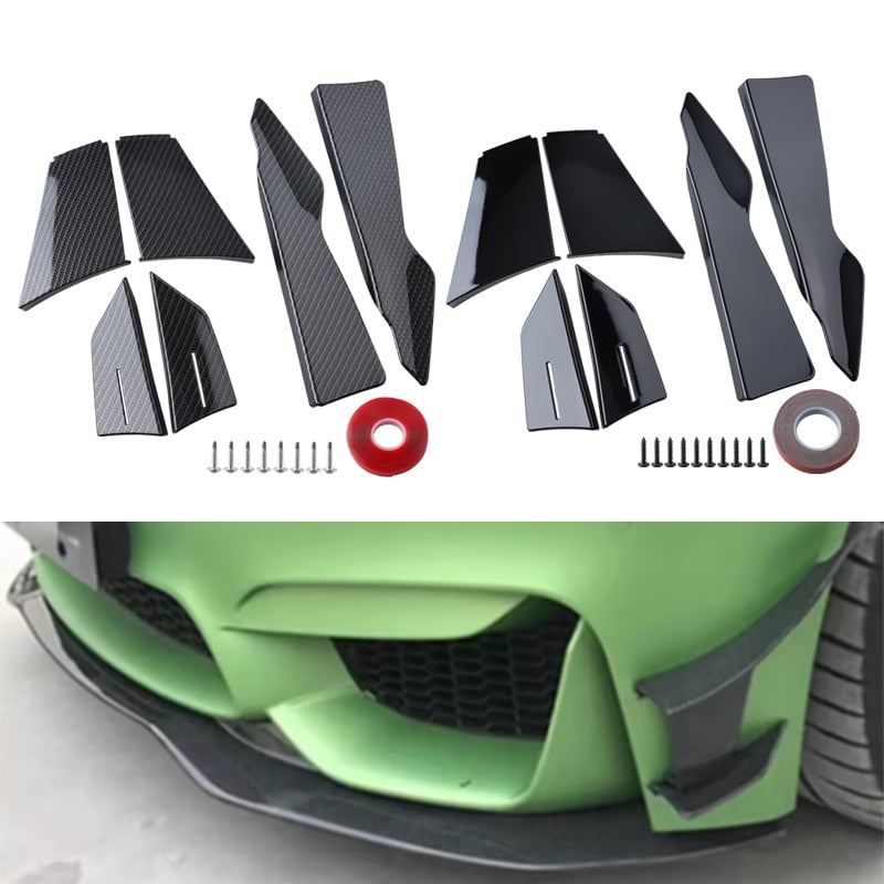 Karbonski set za prednji branik za BMW F80 M3 / F82 M4 s zaštitom od sudara i ogrebotina, kombinirani prednji dio s modifikacijom air knife