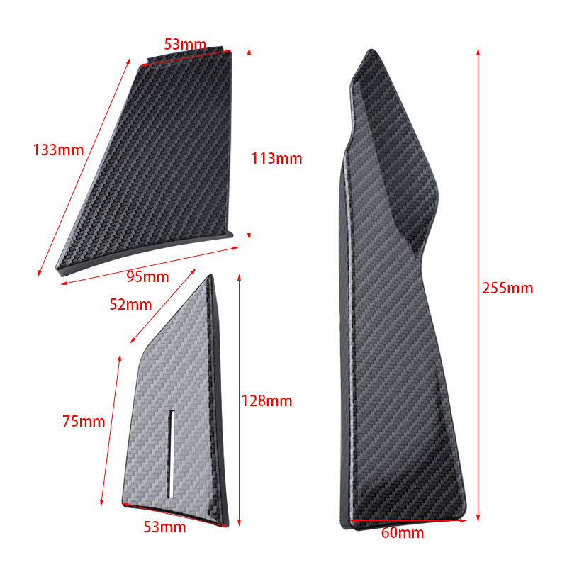 Karbonski set za prednji branik za BMW F80 M3 / F82 M4 s zaštitom od sudara i ogrebotina, kombinirani prednji dio s modifikacijom air knife