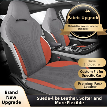 Semišový poťah na sedadlo pre BYD Qin Plus – špeciálny model; Materiál: suede; Kompatibilné s BYD Qin Plus; Prispôsobenie: dostupné