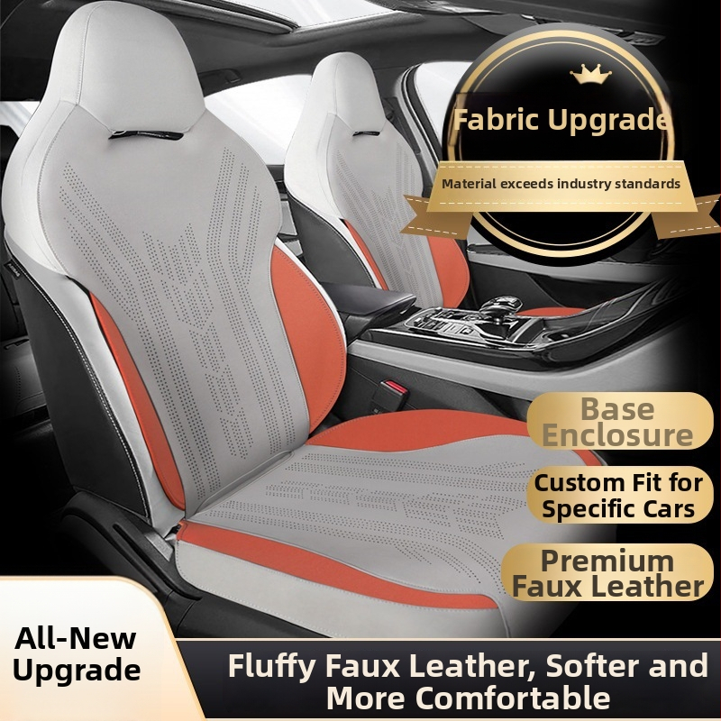 Semišový poťah na sedadlo pre BYD Qin Plus – špeciálny model; Materiál: suede; Kompatibilné s BYD Qin Plus; Prispôsobenie: dostupné