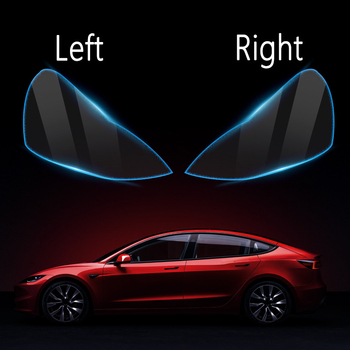 Folia za zaštitu prednjih svjetala Tesla Model Y — HD TPU, prozirna, zaštita svjetala