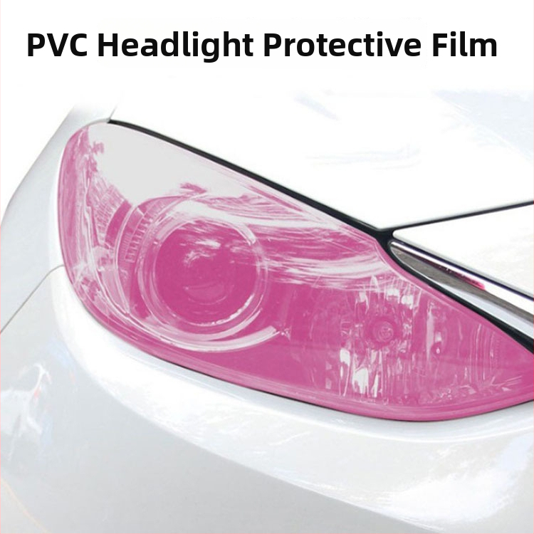 PVC film za svjetla automobila za prednja i stražnja svjetla – debljina 12C, s uklonjivim ljepilom, univerzalna primjena, propuštanje svjetla 98%, prilagodba obrade dostupna