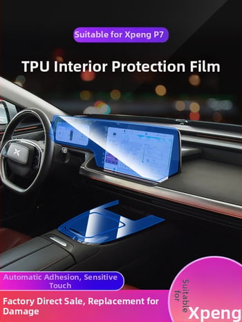 TPU zaštitna folija za LCD zaslon središnje konzole Xiaomi P7 — unutarnja dekoracija